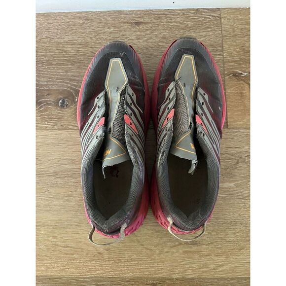 HOKA Women's Speedgoat 4 Trail Shoes, Castlerock/Paradise Pink, 8.5 US - Picture 7 of 9